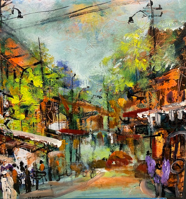 Tranh Sơn Dầu Phố